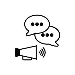 Communication vector icon