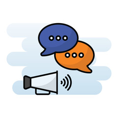 Communication vector icon