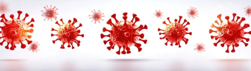Poster - Microscopic View of Vibrant Red Blood Cells Flowing in Circulatory System Illustrating Vital Life Processes and Health