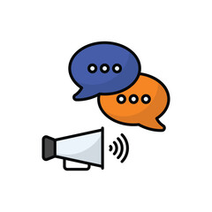 Communication vector icon