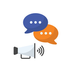 Communication vector icon