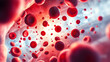 © Donna - red blood cells super macro of cells floating through arteries.