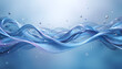 © arto - Cool-Toned Iridescent Waves Abstract Digital Data Flow
