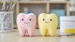 © Nattapol - Playful tooth models for kids dental learning tools home fun