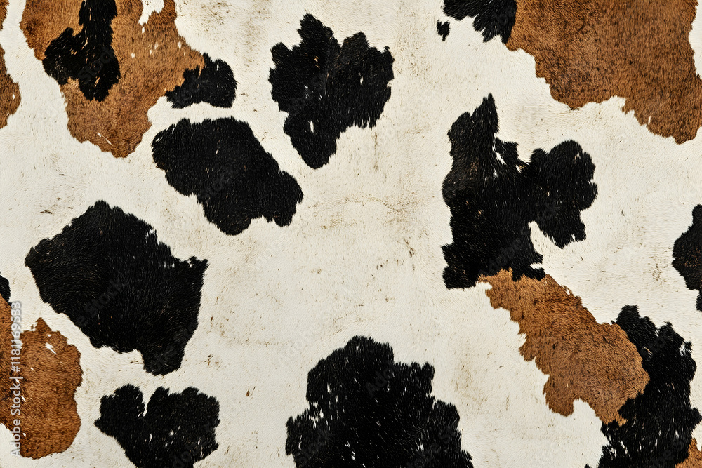 Cow skin texture seamless pattern for rustic and country-inspired ...