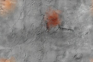 Poster - abstract gray and orange texture on concrete wall for background or overlay use in design projects a