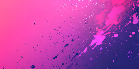 Poster - pink & purple abstract splashes: a vibrant and energetic abstract background with a gradient of pink