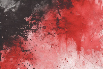 Wall Mural - Abstract Colorful Background with Textured Red and A vibrant and textured deep red background creates an eye-catching foundation ideal for various creative expressions and designs