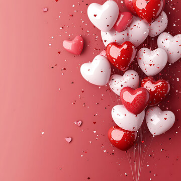 Happy Valentine's Day. Red heart