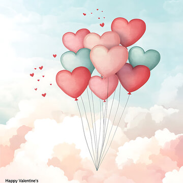 Valentine's day, love concept background