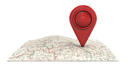 Fototapete - Location pin transparent background