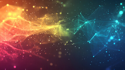 Poster - abstract iridescent background design