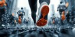 © Ms_Tali - Futuristic urban marathon sprinting concept for athletic design