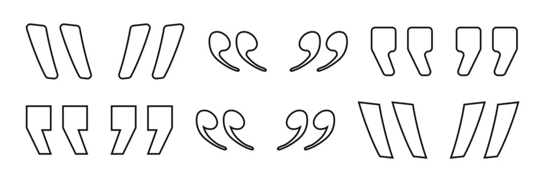 quote mark icon quotes marks icons
