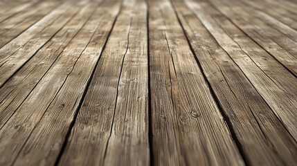 Poster - This image features a seamless background of textured wooden planks in light brown, perfect for use in interior design projects or as a rustic backdrop in various creativ
