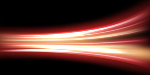 Wall Mural - beautiful light speed line background on black background abstract design vector illustration