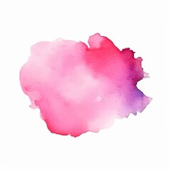 Poster - Vivid Pink Watercolor Ink Splash Abstract Art for Creative Projects, Digital Backgrounds, and Artistic Designs, Perfect for Various Applications