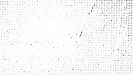 Wall Mural - Gradient Dots Abstract Halftone Texture, Dust and scratches design, halftone pattern effect texture Black grunge abstract background