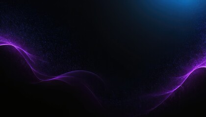 Poster - Abstract dark background with purple lines generative AI
2