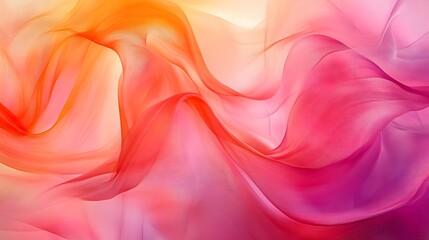 Fototapete - Swirling Abstract Design with Vibrant Colors and Digital Lines