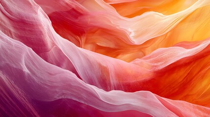 Fototapete - Swirling Abstract Design with Vibrant Colors and Digital Lines