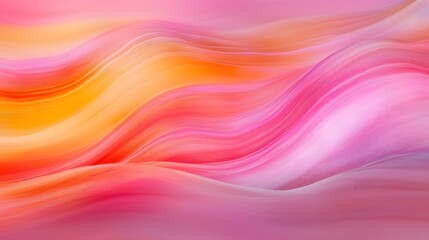 Fototapete - Swirling Abstract Design with Vibrant Colors and Digital Lines