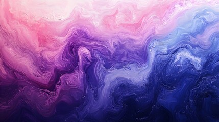 Poster - Vibrant abstract swirl, colorful flowing gradients of pink and blue, perfect for backgrounds or creative project highlights.