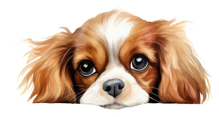 Wall Mural - PNG Cavalier King Charles Spaniel dog spaniel mammal animal.