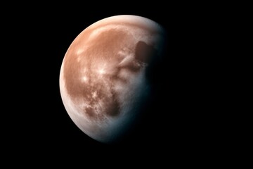 moon in space