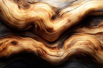 Wall Mural - Abstract Natural Patterns in Wood Grain Texture for Interior Design and Decoration