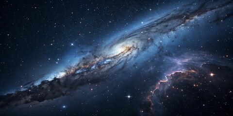 Wall Mural - colorful nebula clouds are made up of colorful clouds of interstellar gas