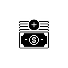 Poster - Cash Bonus line icon. Universal creative premium symbol. Vector sign icon logo template. Vector illustration