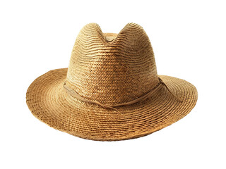 straw hat isolated on transparent background or white background, png straw hat cutout