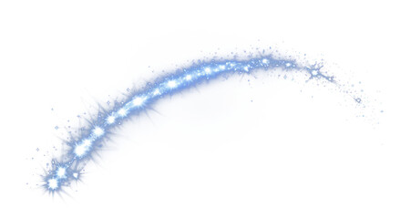 Wall Mural - png a vector glowing light effect night stars sky.