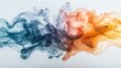 © Ai DreamscapesTH - Abstract Swirling Smoke Blue and Orange Color Blend Artistic Background Image