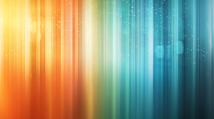 Poster - Vibrant abstract background blending warm and cool colors with a subtle light effect