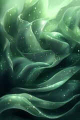 Fototapete - Gradient of green tones with a minimalist aesthetic