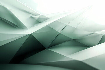 Fototapete - Gradient of green tones with a minimalist aesthetic