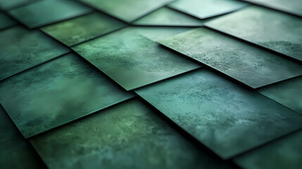 Fototapete - Gradient of green tones with a minimalist aesthetic