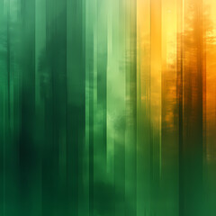 Fototapete - Gradient of green tones with a minimalist aesthetic