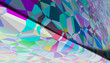 © ADDICTIVE STOCK - Vibrant 3D render of abstract color polygons