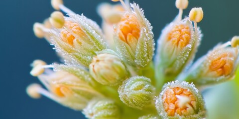 Poster - Closeup shot capturing the intricate details of Aeschynomene americana weed, showcasing its unique characteristics and texture in a vibrant setting, perfect for nature and botany enthusiasts.