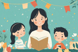Celebrating Teachers' Day: A Warm Illustration