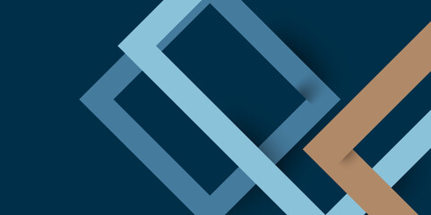 Poster - Corporate vector blue with abstract arrow and geometric line shapes. Abstract background modern hipster futuristic graphic design for Decorative web layout, Poster, Banner, Brochure Seminar Template.