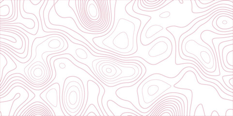 Poster - Abstract white colorful gradient Topographic line map background. Contour elevation topographic and textured Background Modern design with White background with topographic wavy pate for decoration.	