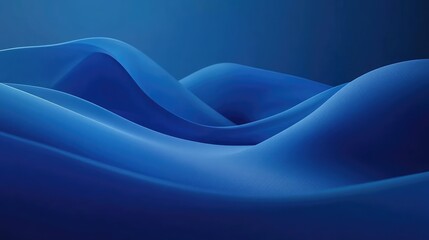 Poster - Textured blue gradient background with fine grain and vignette effect, ideal for artistic designs