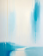 Wall Mural - abstract blue background - abstract light blue ink background - Generative AI