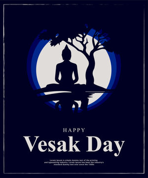 Traditional vesak day celebration background