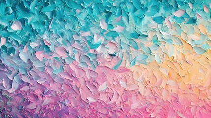 Vibrant abstract patterns in watercolor gradient art studio digital artwork creative environment close-up view colorful aesthetics