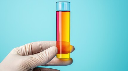 Poster - Nurse administering color standard injection clinical setting medical procedure laboratory environment close-up view healthcare innovation